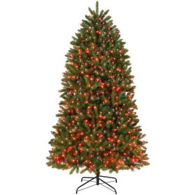 6ft Prelit Christmas Tree with Full-Spectrum LEDs, Smart App Control, Wide Full Hinged Xmas Tree, Easy Assembly (Option: Green-1100x280x300 mm)